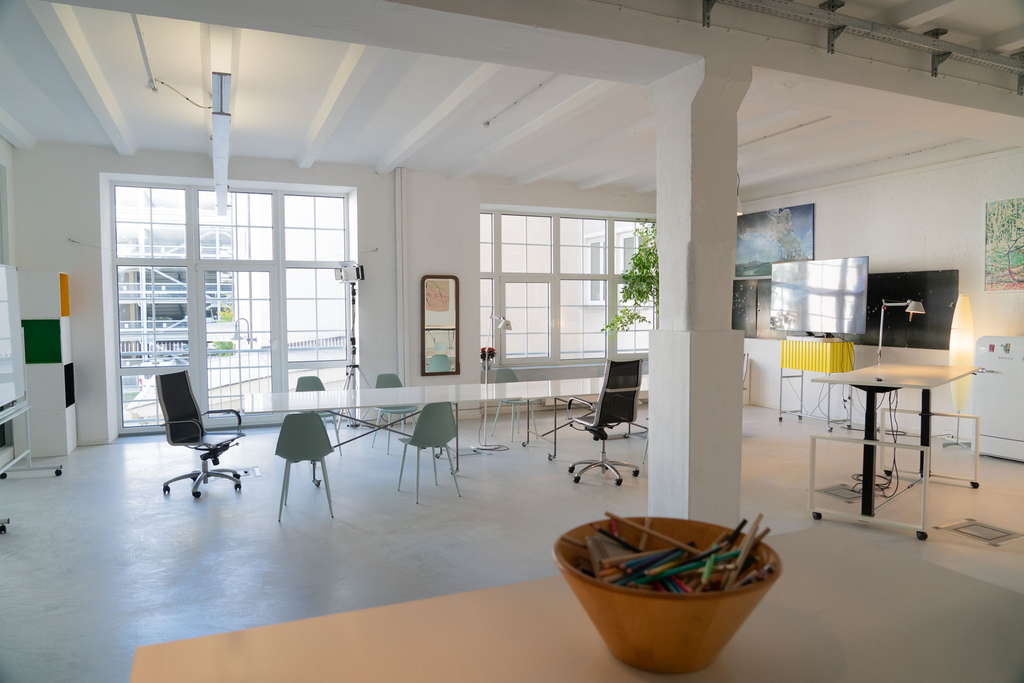 Die Workshop Location Obersendling – Berlin Loft Style in München 11workshop obersendling Silberstreif Workshop Location Obersendling München