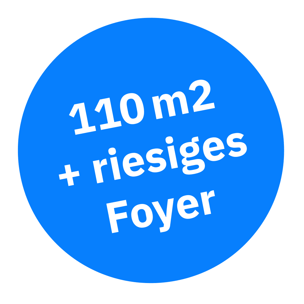 110m2 Großer Raum mit Loft-Feeling